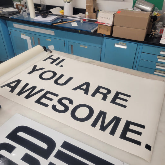 Custom Vinyl Lettering