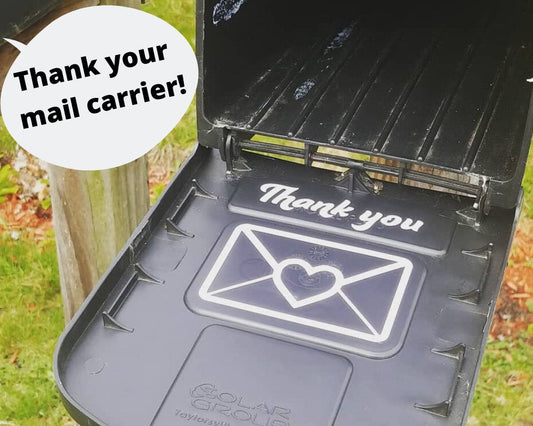 Thank You Decal for Inside Mailbox