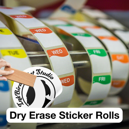 Dry Erase Roll Stickers