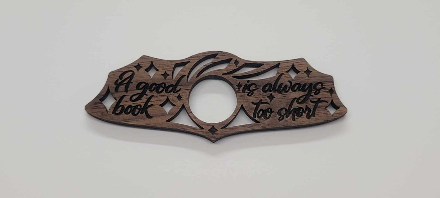 Laser Cut Wood Book Holder