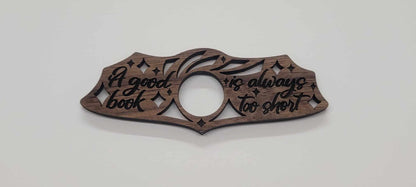 Laser Cut Wood Book Holder