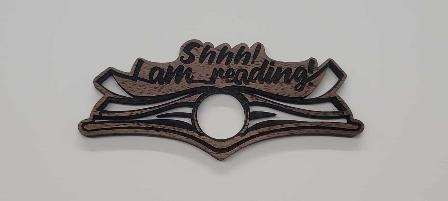 Laser Cut Wood Book Holder