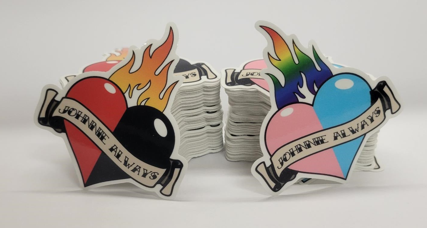 Die Cut Stickers for Johnnie Always