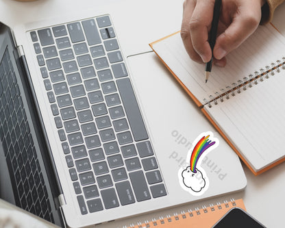 Rainbow Cloud Sticker