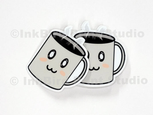 Adorable Coffee Cup Sticker